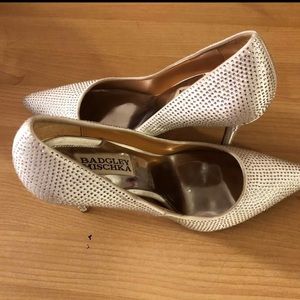 Badgley Mischka Rhinestone Pumps